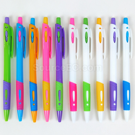 Candy-Colored Push-Button Ballpoint Pen