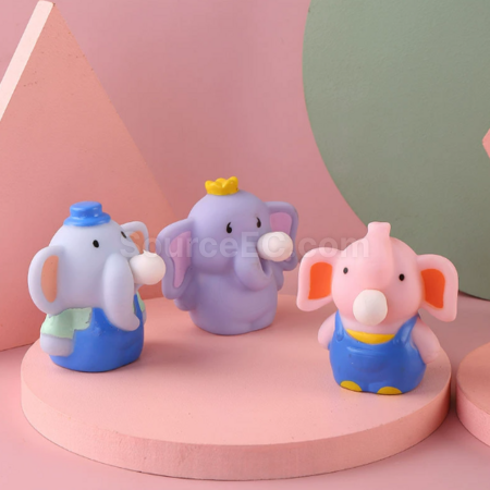Customization Little Elephant Stress-Relief Bubble-Popping Squishy Toy Promotional Products