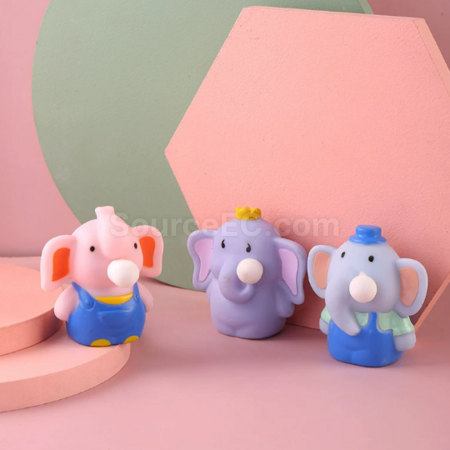Customization Little Elephant Stress-Relief Bubble-Popping Squishy Toy Promotional Products