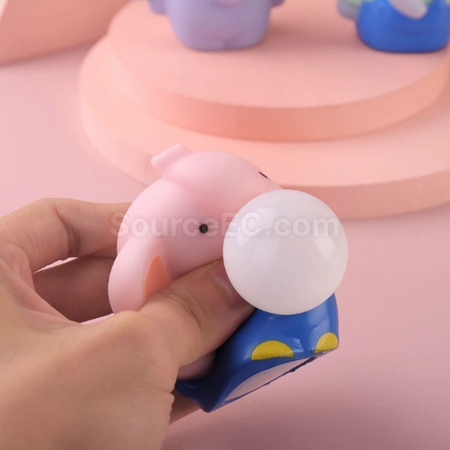 Customization Little Elephant Stress-Relief Bubble-Popping Squishy Toy Promotional Products