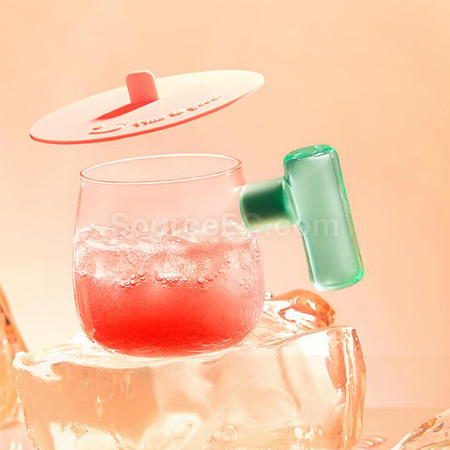 Customization Glass Cup with Infuser Promotional Products