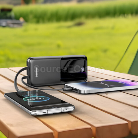 Customization Philips Comes With A Dual-Cable Power Bank Promotional Products