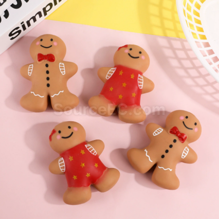 Customization Gingerbread man slow rebound stress-relief squeeze toy Promotional Products