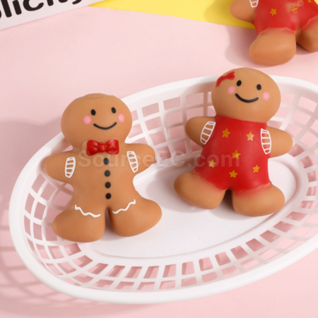 Customization Gingerbread man slow rebound stress-relief squeeze toy Promotional Products