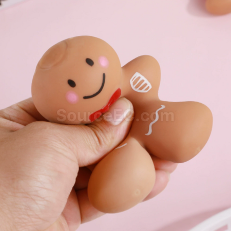 Customization Gingerbread man slow rebound stress-relief squeeze toy Promotional Products