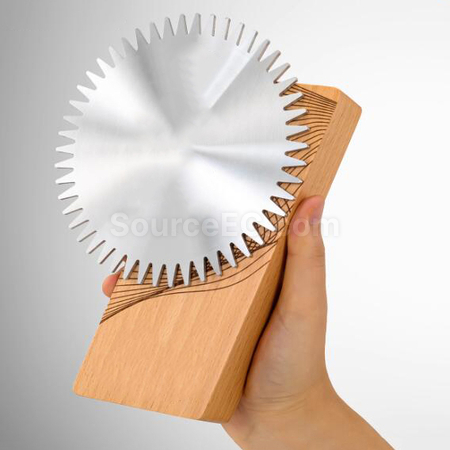 Customization Solid Wood Metal Award Promotional Products