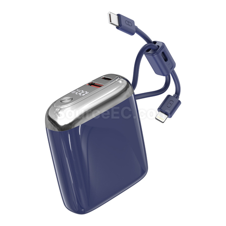 Customization 3C Certified Comes With Four Wires Mobile Power Bank Promotional Products