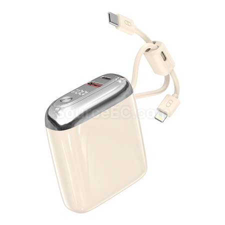 Customization 3C Certified Comes With Four Wires Mobile Power Bank Promotional Products