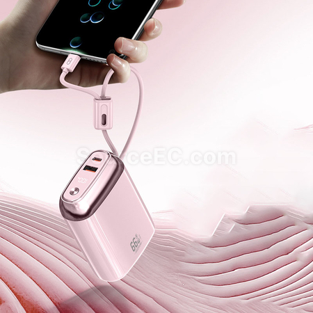 Customization 3C Certified Comes With Four Wires Mobile Power Bank Promotional Products