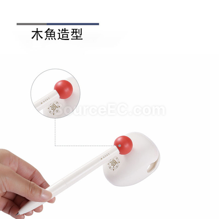 Customization Stress-relief wooden fish pen Promotional Products