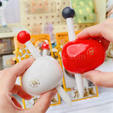 Customization Stress-relief wooden fish pen Promotional Products