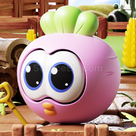 Customization Eye-popping vegetable squeeze stress-relief toy Promotional Products