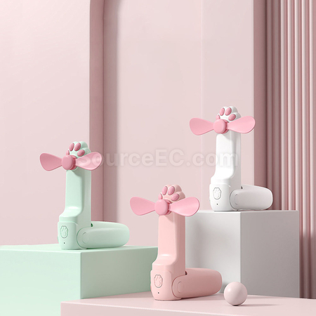 Customization Cat's Paw Mini Fan and Flashlight 2-in-1 Promotional Products