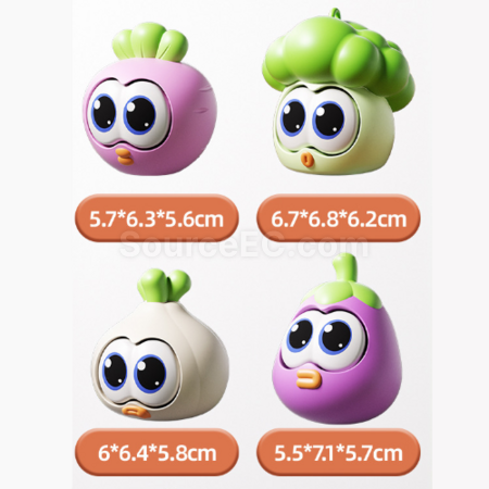 Customization Eye-popping vegetable squeeze stress-relief toy Promotional Products