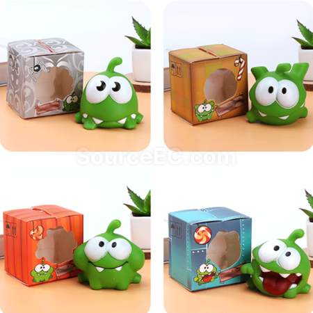 Customization Mung Bean Frog Sound-emitting Stress Relief Squishy Toy Promotional Products