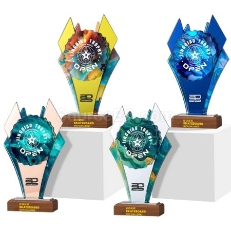 Customization Mirror Crystal Trophy Promotional Products