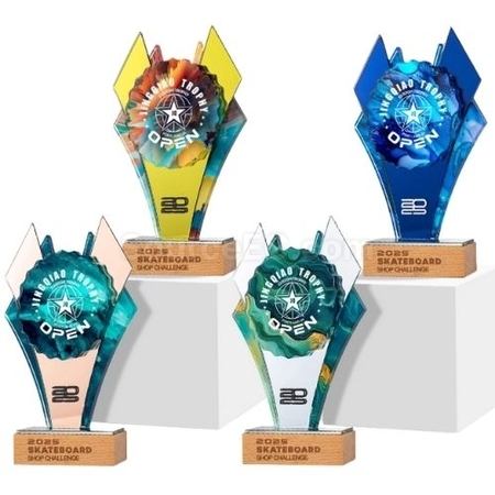 Customization Mirror Crystal Trophy Promotional Products