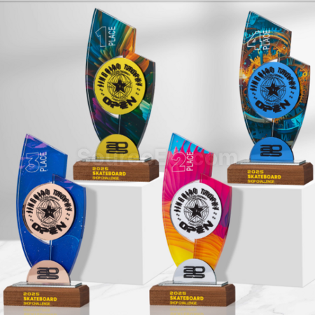 Customization Mirror Crystal Trophy Promotional Products