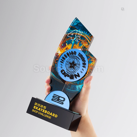 Customization Mirror Crystal Trophy Promotional Products