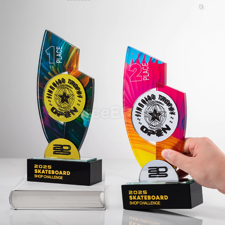 Customization Mirror Crystal Trophy Promotional Products