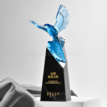 Customization Eagle Crystal Trophy Promotional Products