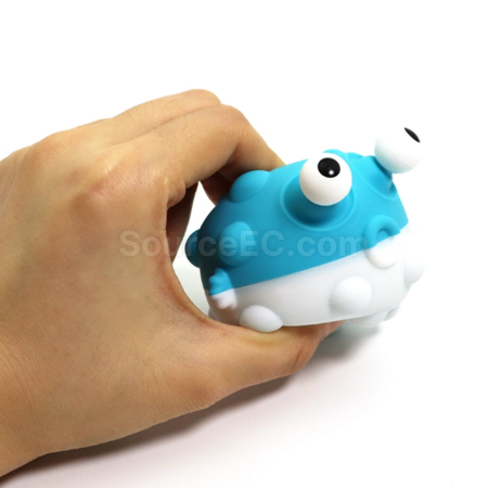 Customization 3D Stereo Bubble Silicone Decompression Squeeze Toy Promotional Products