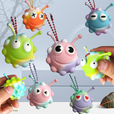 Customization 3D Stereo Silicone Stress Relief Ball Promotional Products