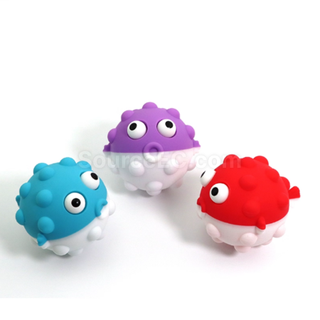 Customization 3D Stereo Bubble Silicone Decompression Squeeze Toy Promotional Products
