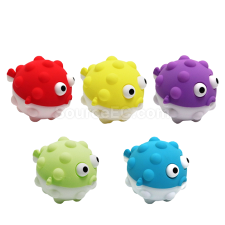 Customization 3D Stereo Bubble Silicone Decompression Squeeze Toy Promotional Products