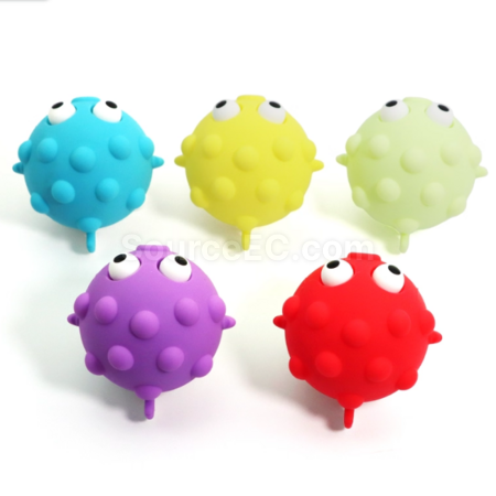 Customization 3D Stereo Bubble Silicone Decompression Squeeze Toy Promotional Products
