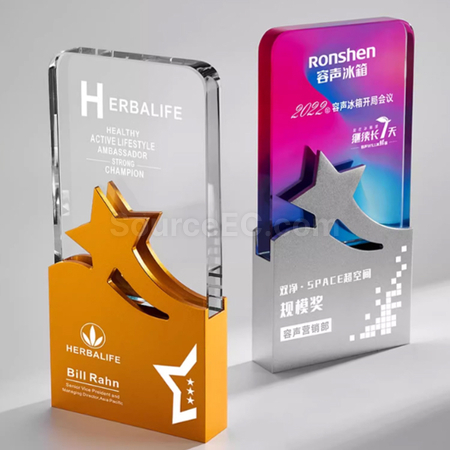 Customization Crystal Trophy Promotional Products