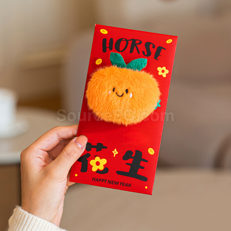 Customization 3D Embroidery Plush Doll Red Envelope Promotional Products