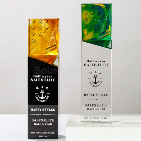 Customization Crystal Trophy Promotional Products