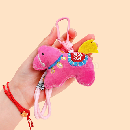 Customization Cute Horse Pendant Keychain Promotional Products
