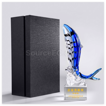 Customization Crystal Whale Award Promotional Products