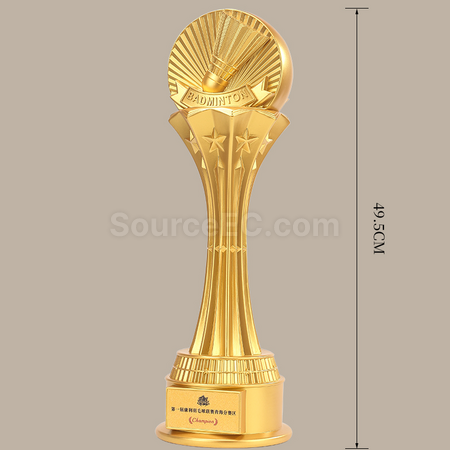 Customization Oversized badminton trophy Promotional Products