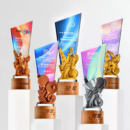 Customization Sport Crystal Trophy Promotional Products