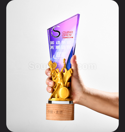 Customization Sport Crystal Trophy Promotional Products
