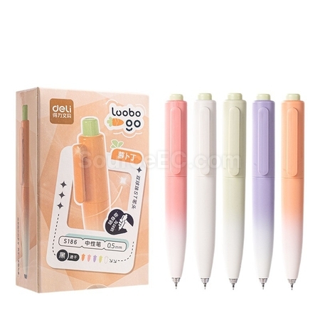 Customization Radish Gradient push-type neutral pen Promotional Products