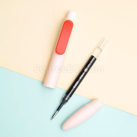 Customization Contrast color chubby push-type gel pen Promotional Products
