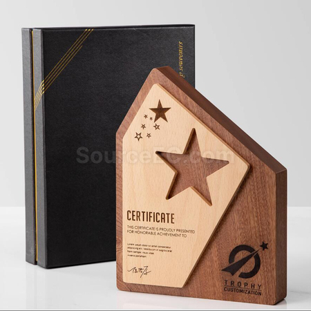 Customization Solid Wood Award Promotional Products