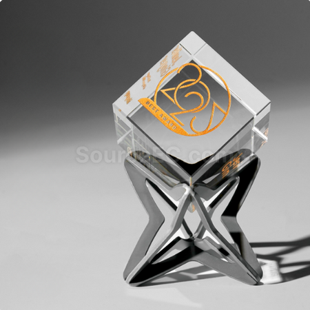 Customization Rubik's Cube Crystal Trophy Promotional Products