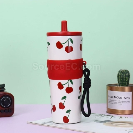 Customization Large-Capacity Portable Thermos With  Stainless Steel/Ceramic Inner Liner Promotional Products