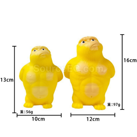 Customization Gorilla squeeze stress-relief toy Promotional Products
