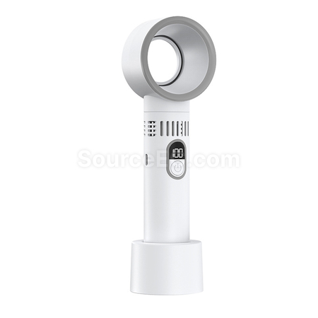 Customization Digital display bladeless mini handheld fan Promotional Products