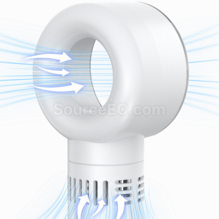 Customization Digital display bladeless mini handheld fan Promotional Products