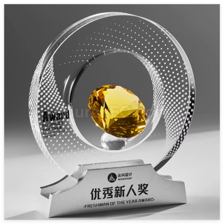 Customization Creative Diamond Crystal Trophy Promotional Products