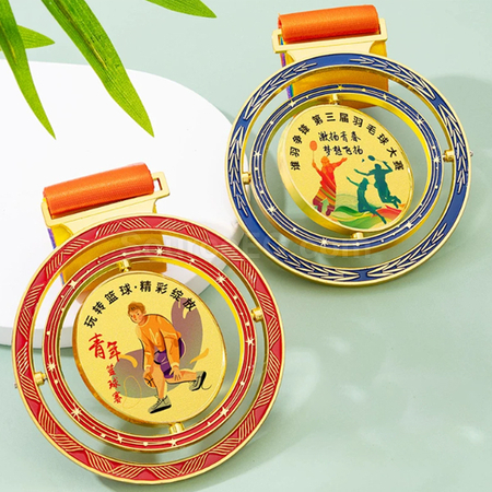 Customization Rotating Metal Medal Promotional Products
