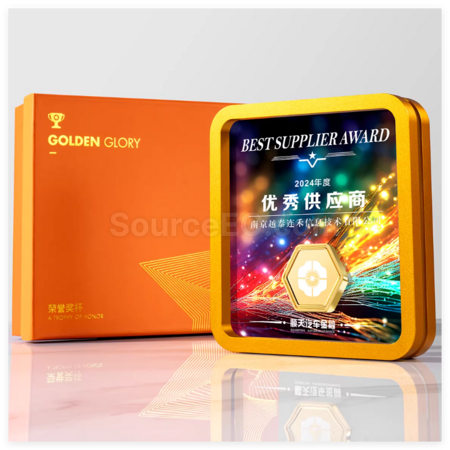 Customization Square Metal Crystal Trophy Promotional Products