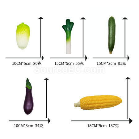 Customization Corn and Eggplant Squishy Stress Relief Toy Promotional Products